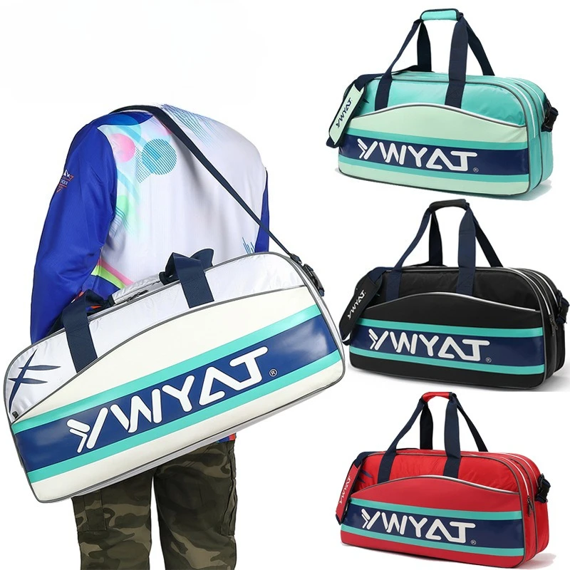 Unisex Portable Badminton Shoulder Handheld Bag, Sturdy Scratch Resistant Tennis Racket Pouch for Sports Travel & Training