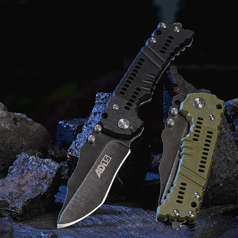 

7Cr13 Outdoor Camping Knife Tactical Folding Survival Pocket EDC Tool Durable Sharp for Men Hunting