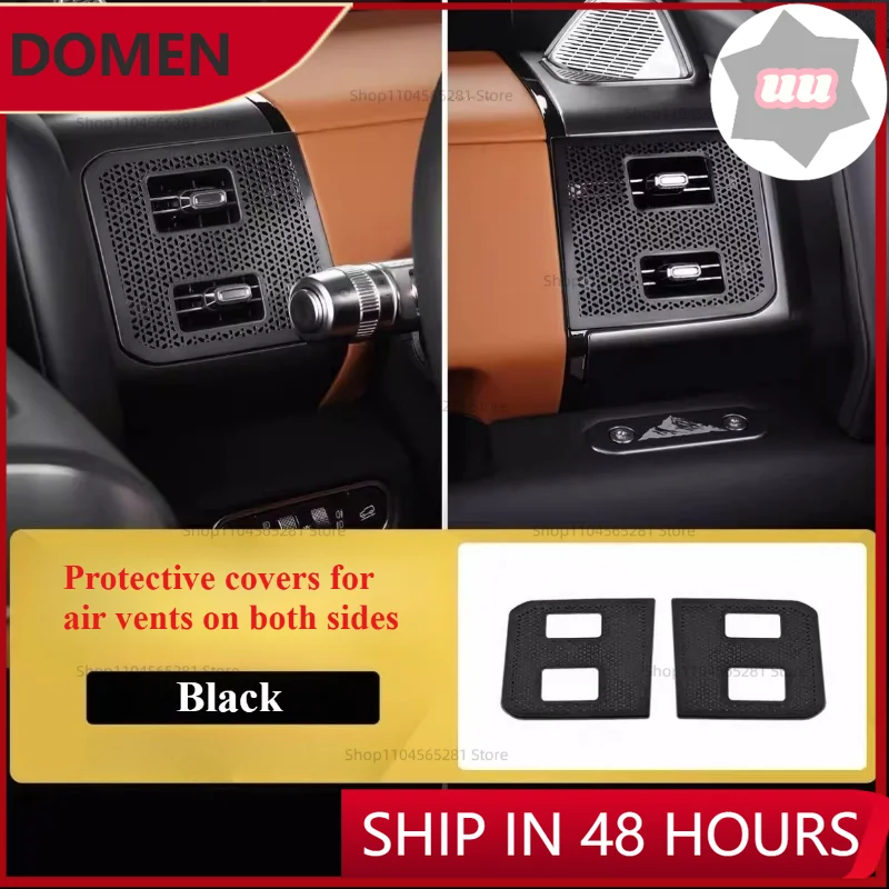 

New Car Central Console Air Outlet Frame for Chery Jetour G700 Air Conditioning Outlet Stainless Steel Cover Interior Accessorie