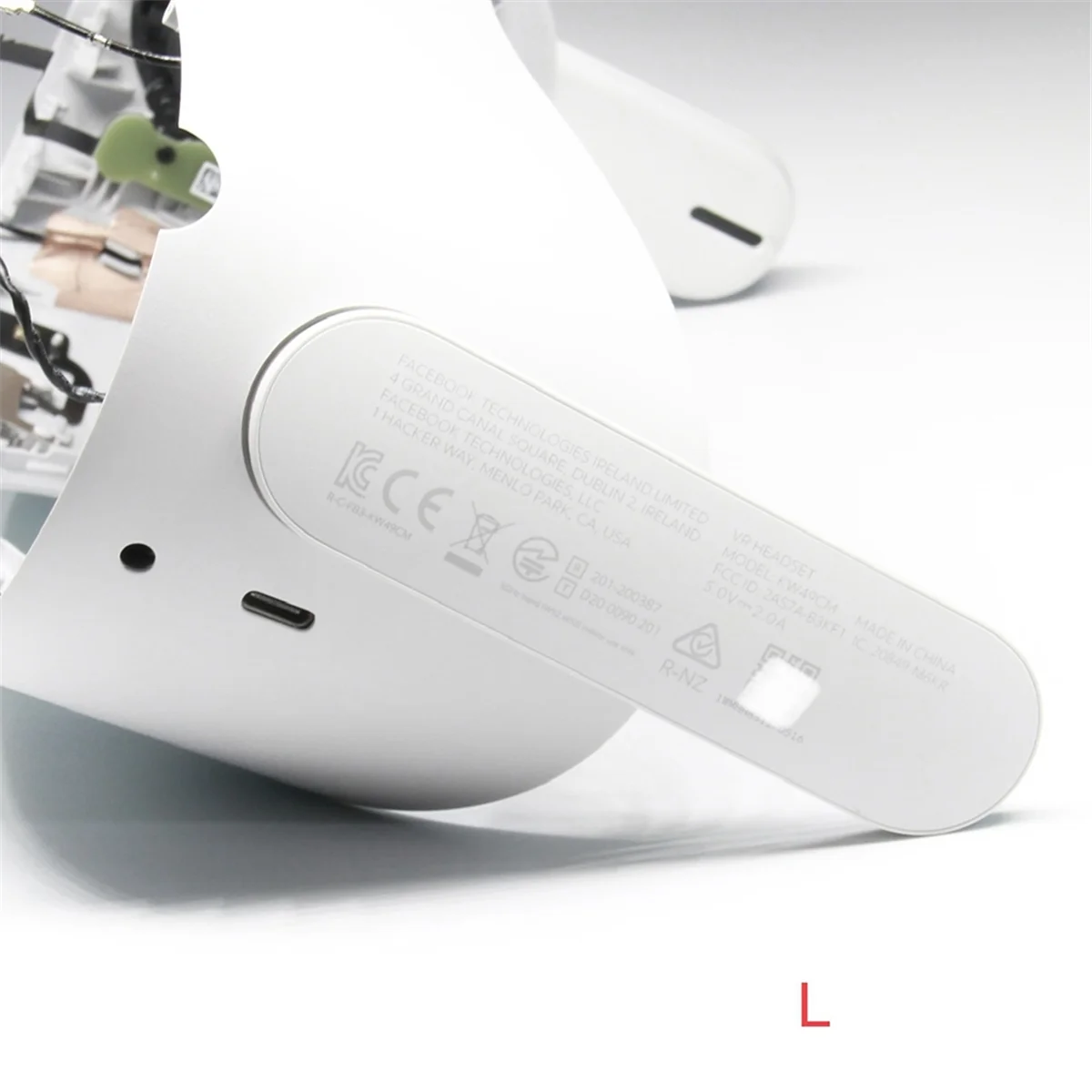 L68AFor Oculus Quest 2 VR Headset Speaker Peças de reparo Acessórios