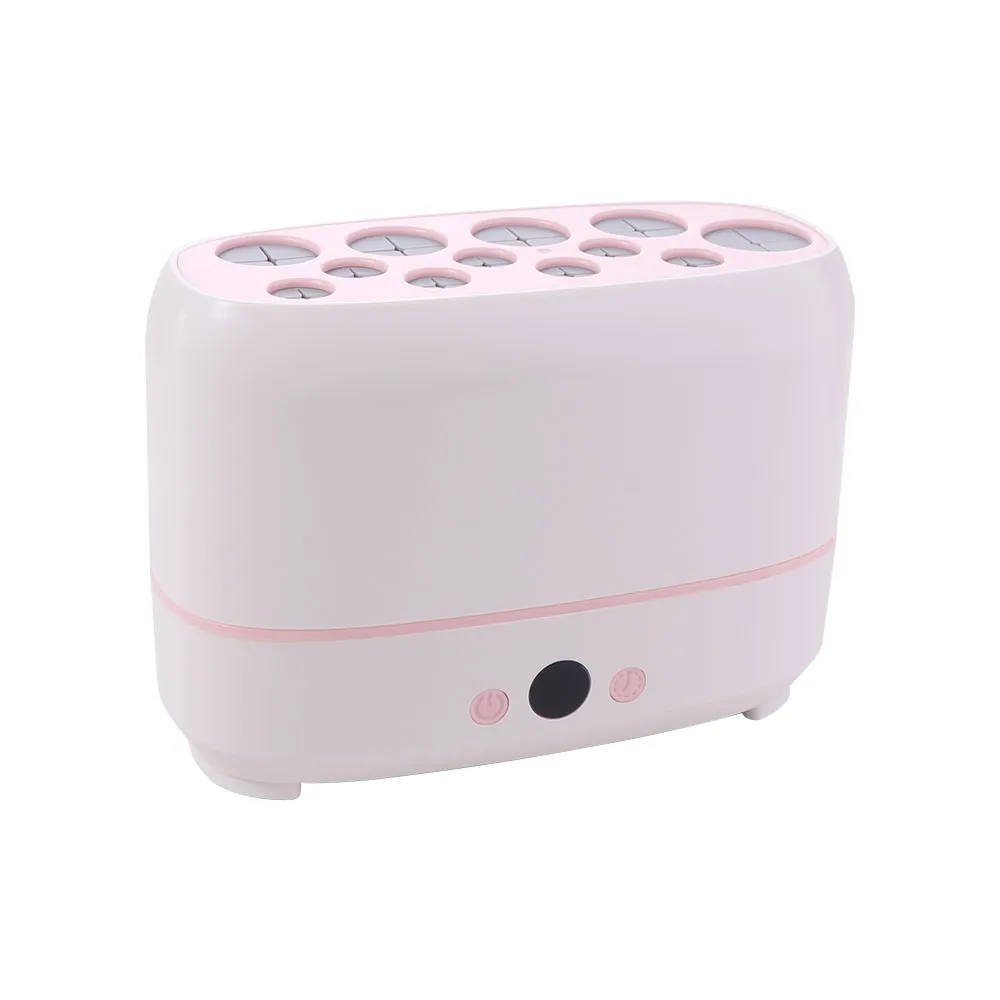 Machine de séchage de brosses cosmétiques électrique automatique, nettoyeur de brosses de maquillage à 12 trous, sèche-linge Visible et rapide