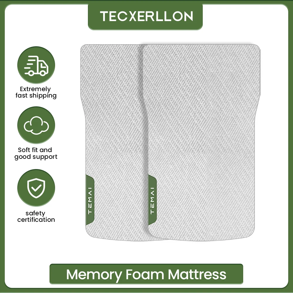 For Tesla Model Y 2021-2024 Travel Customized Memory Cotton Mattress Outdoor Camping Car Travel Mattress Mobile Bed Car Life