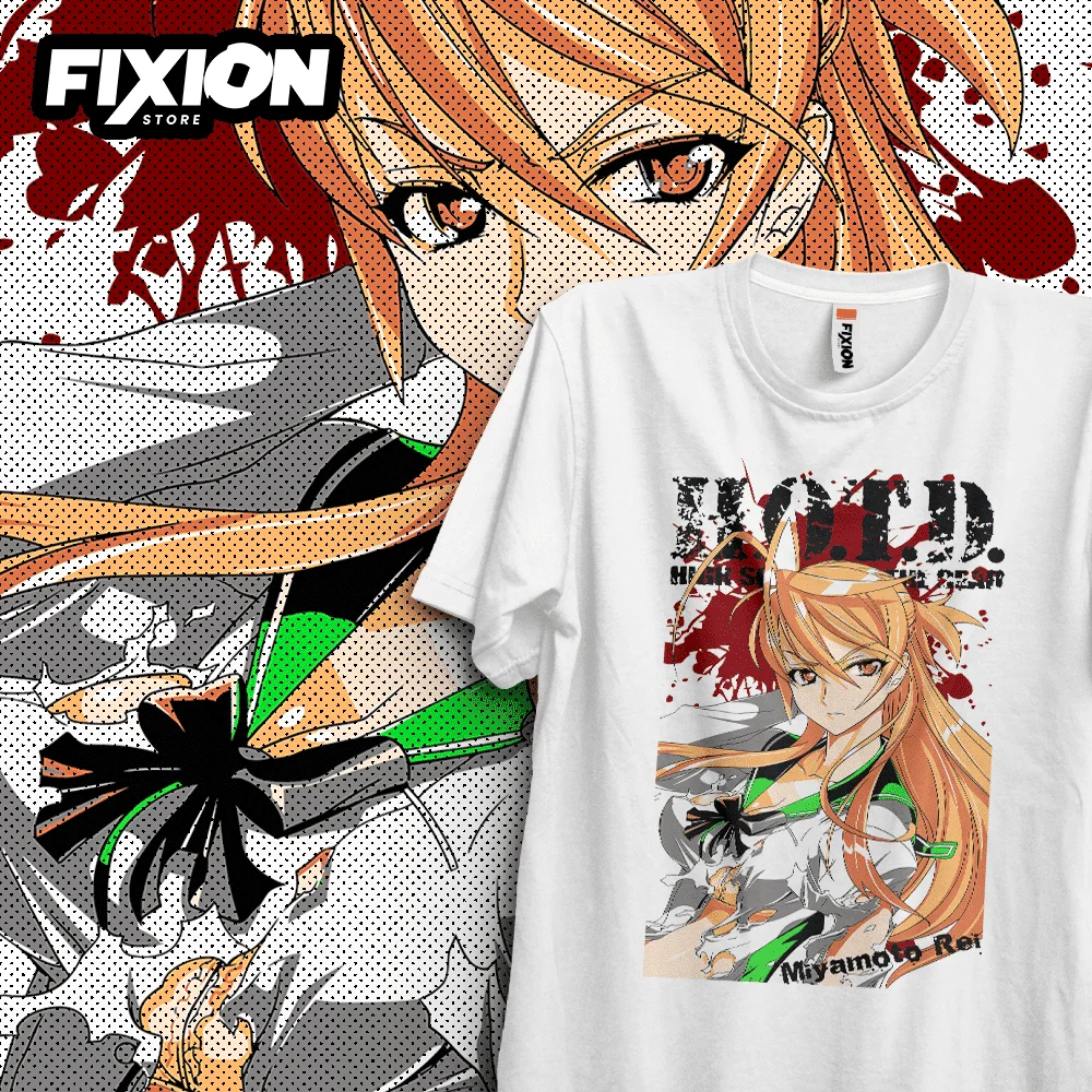 High School of the Dead –  Abril – Anime T Shirt Manga Gift For Anime Lover All Size Cotton