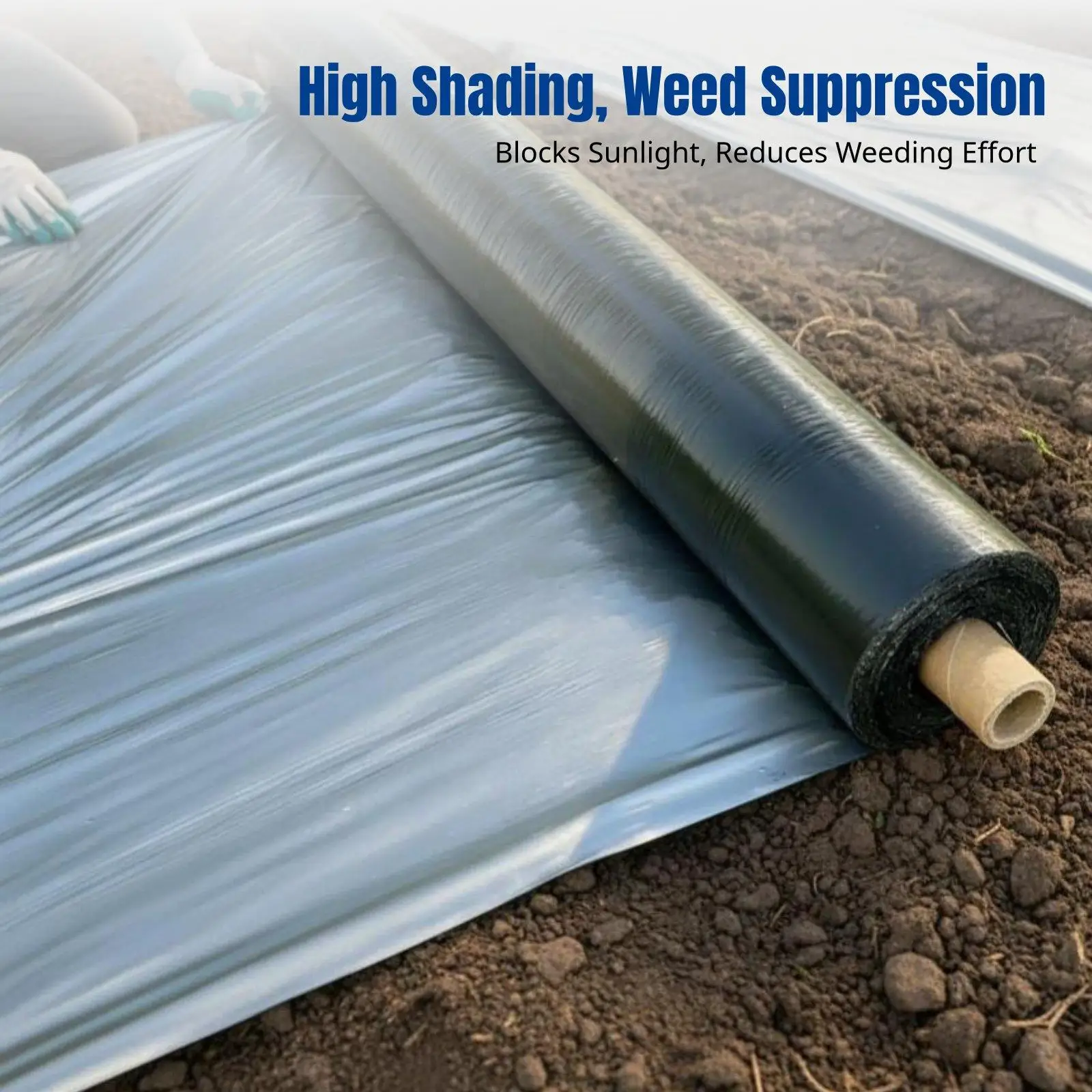 Reflective Mulch Film for Greenhouse Planting Deterrent and Crop Color Boost