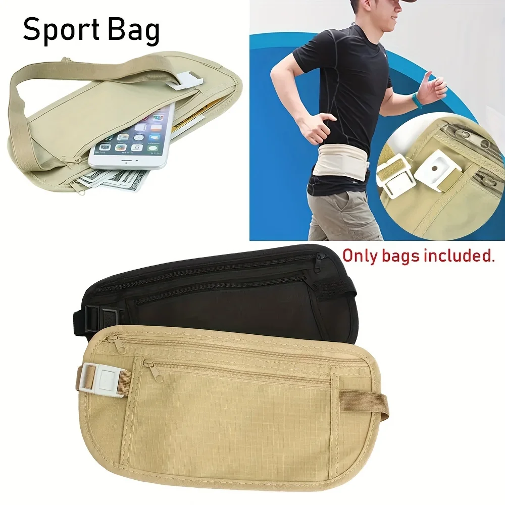

Invisible Travel Waist Packs Pouch Passport Money Belt Bag Chest Pack Money Waist Bag Hidden Security Wallet Gift Travel Bags