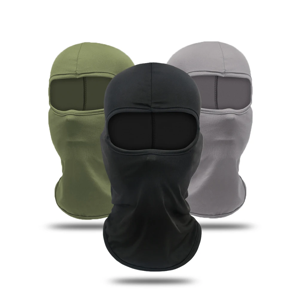 3 teile/satz Quick-dry Balaclava Sport Volle Gesicht Maske Weiche Atmungsaktive Mützen Radfahren Helm Liner Laufen Wandern Angeln Haube kappen