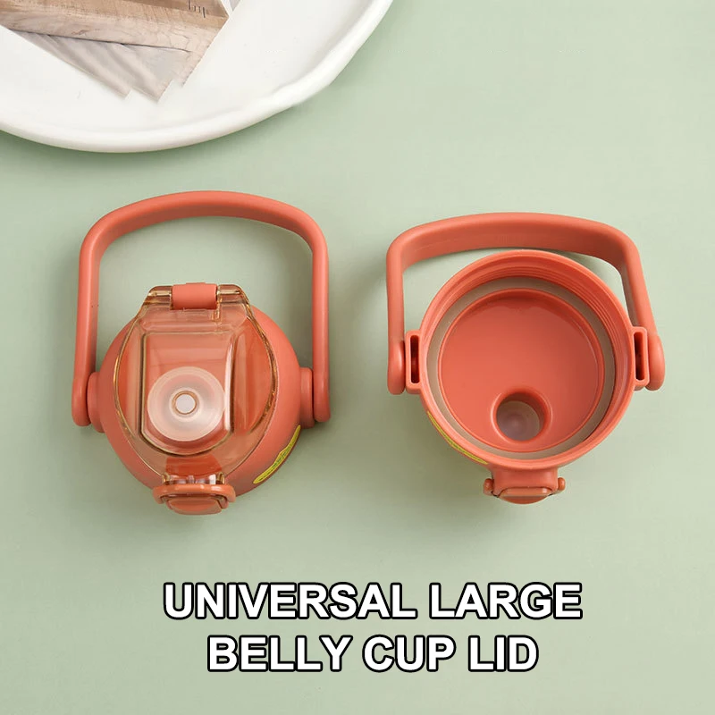 1Pc Universal Multicolor Original Sealing Bottle Cover Straw Handle For Cllie 800/1000/1300ml Therms Cup Cap Cover Accessories