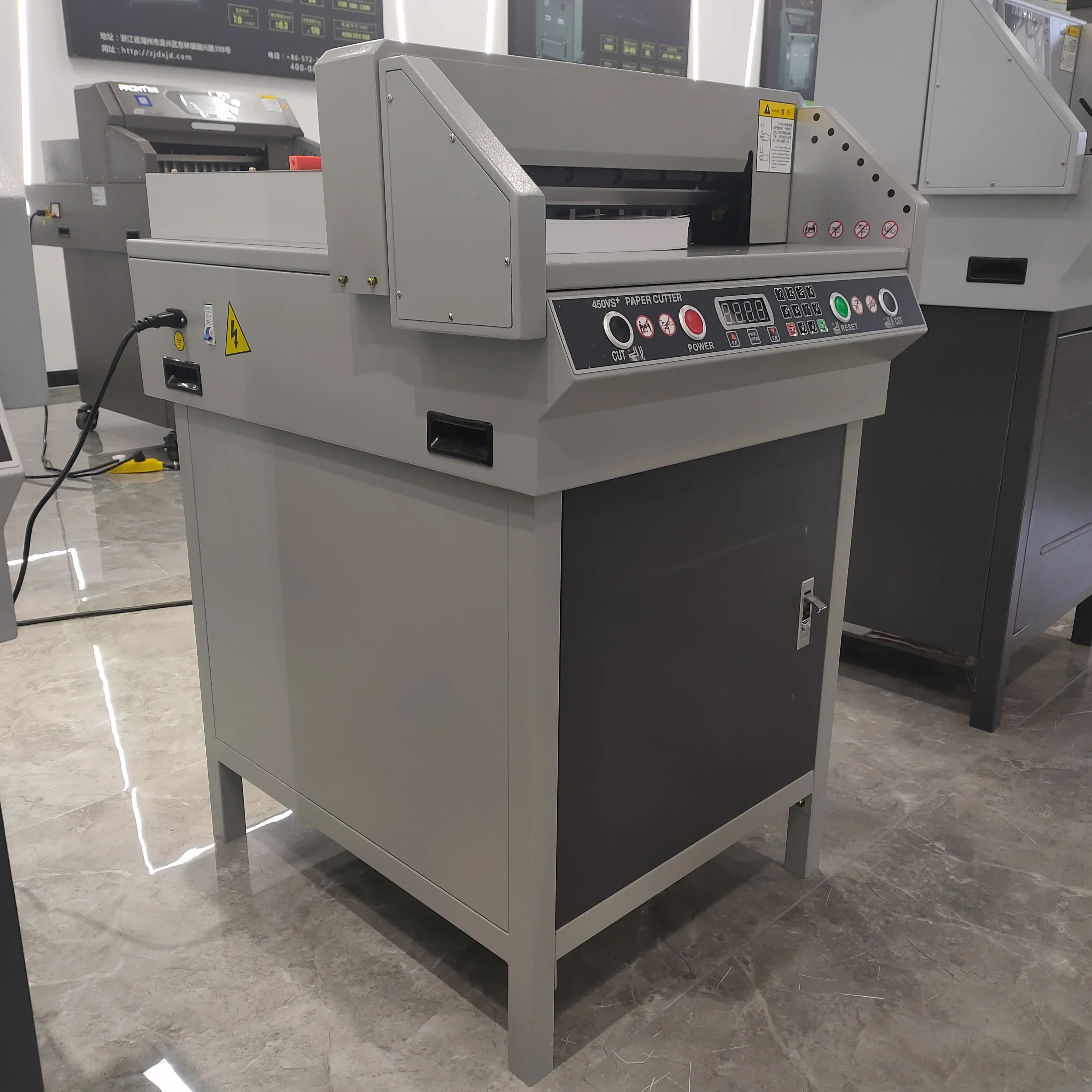 A3 Electric Guillotine Cutter Front G450VS + Cutter Front Cutter