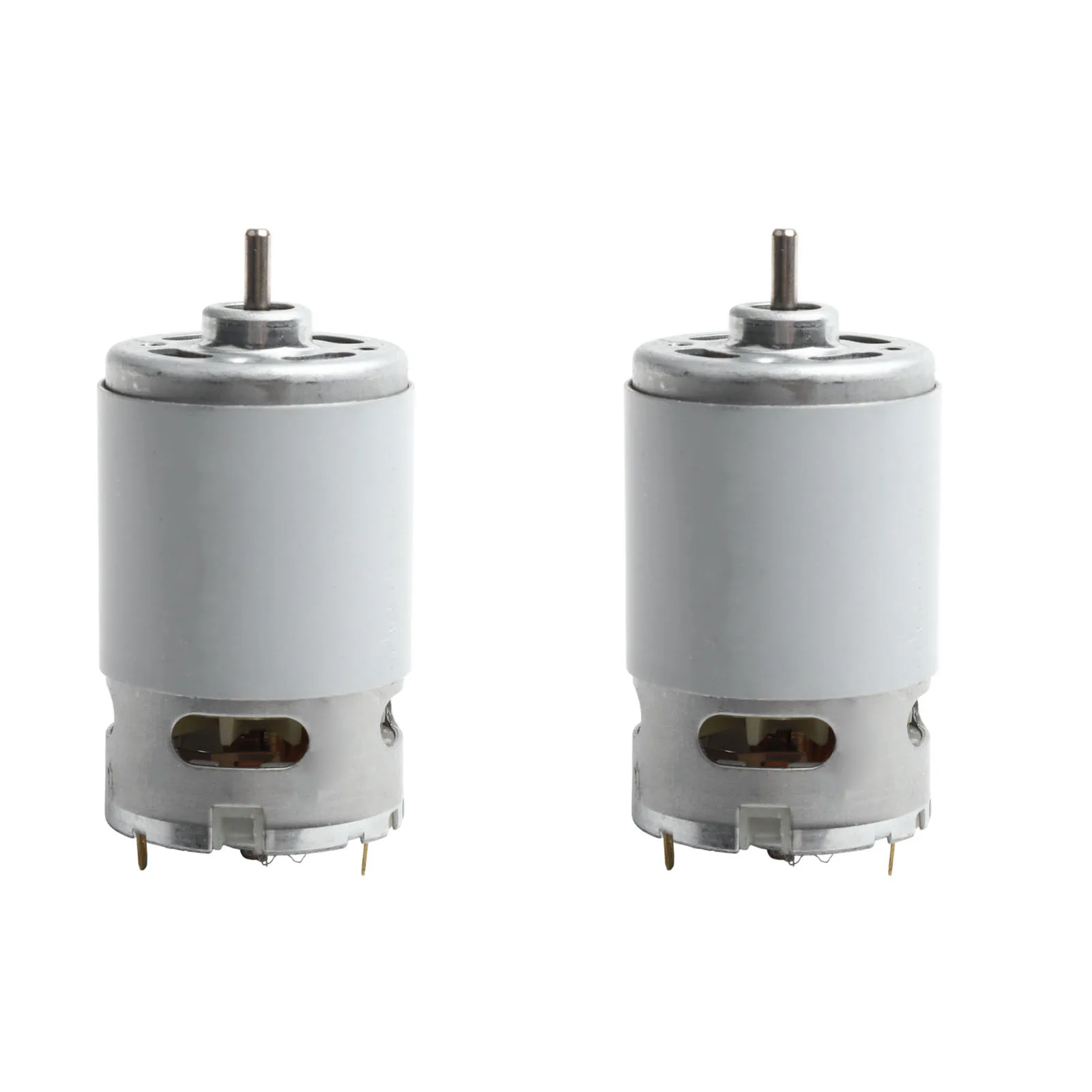 2Pcs RS550 Motor 20V Electric D-Shaped Shaft  Motor For Car Washing Machine ELectric Motor Power Tool