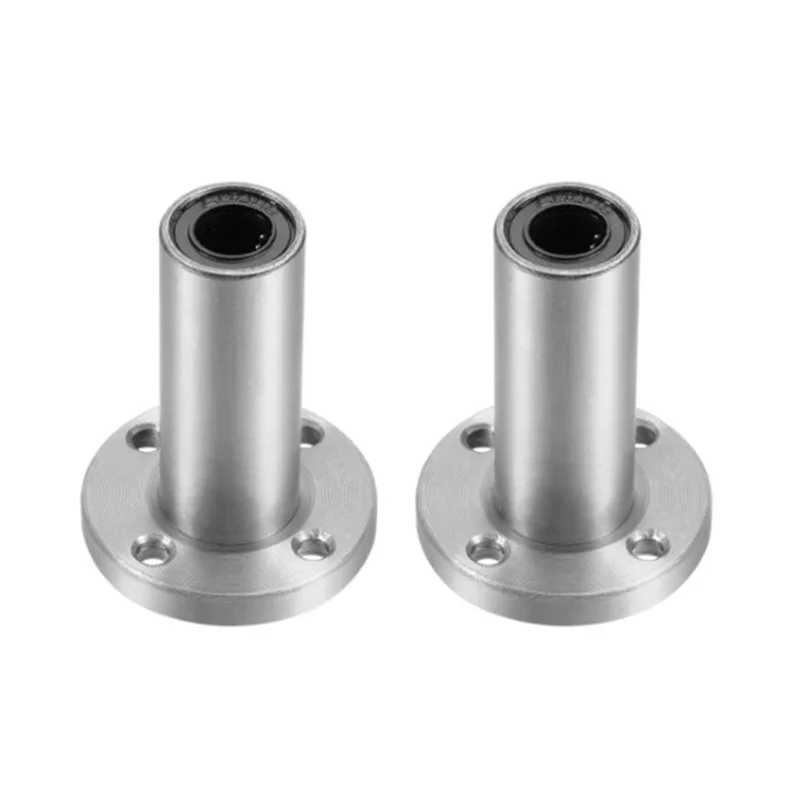 

B03C-12PCS 8 мм LMF8LUU длинный тип круглая фланцевая муфта подшипник линейного движения, детали с ЧПУ, направляющие