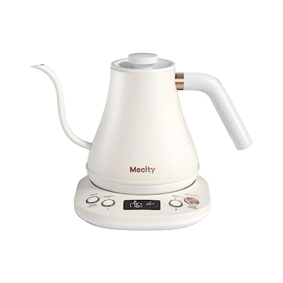 

Electric Gooseneck Kettle With Keep Warm Function and LCD Display Automatic Shut Off Coffee Kettle Temperature Control Pour Ove
