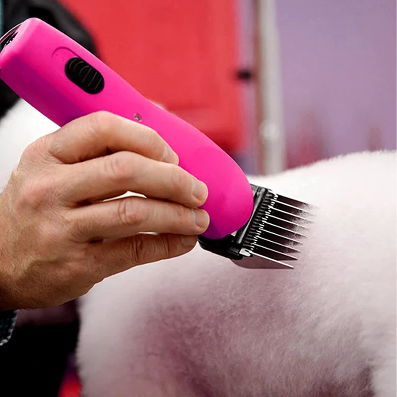 Pro Animal Metal 9 Color Comb Kit Compatible with Andis, Oster A5, Wahl KM Series Detachable blade (ONLY Snap on Size #10/15/30)