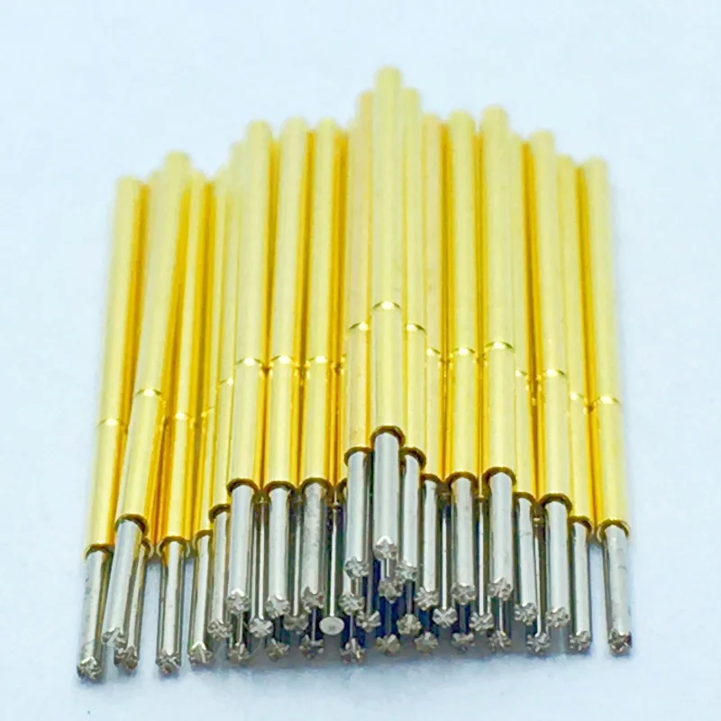 20/100PCS P50-Q1 Spring Test Probe Test Pin Pogo Pin P50-Q Electric ICT FCT PCB Test Tool 0.48/0.68/16.35mm Needle 4 claws Tip