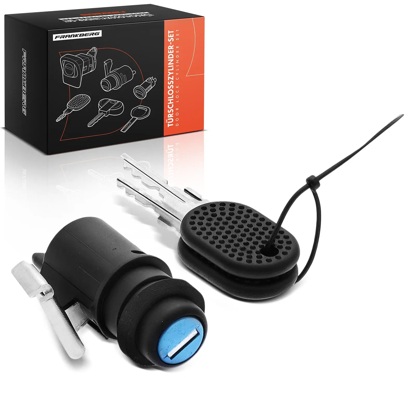 Frankberg 1x Achterste slotcilinder voor Fiat Panda 141 0.8L 1.0L 1.3L 7654496