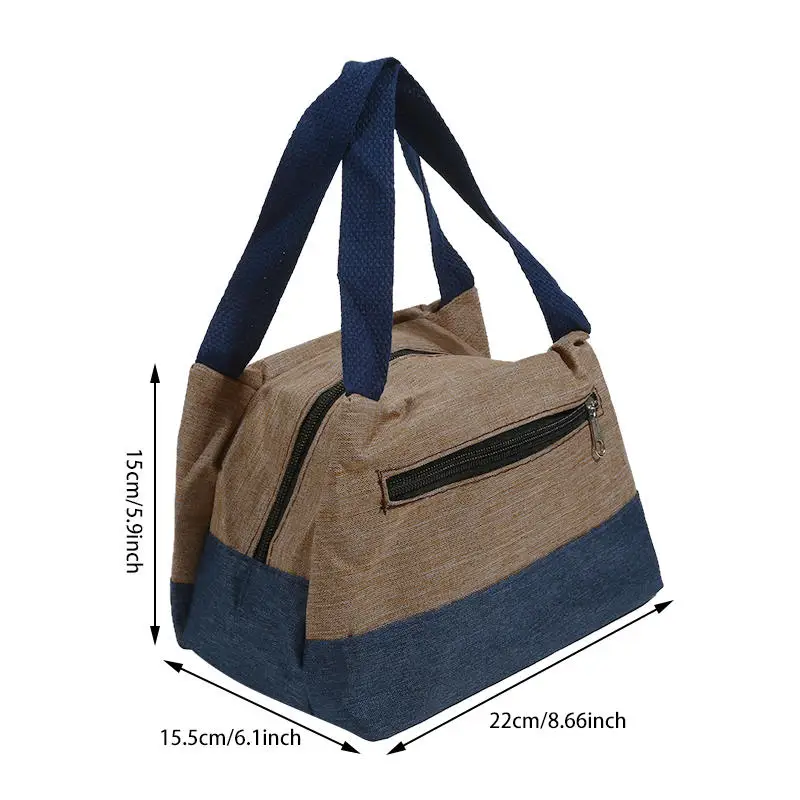 

Bento Bag Large-capacity Portable Insulated Lunch Box Bag Office Worker Lunch Box Bag, Student Hand Carrying Bento Bag