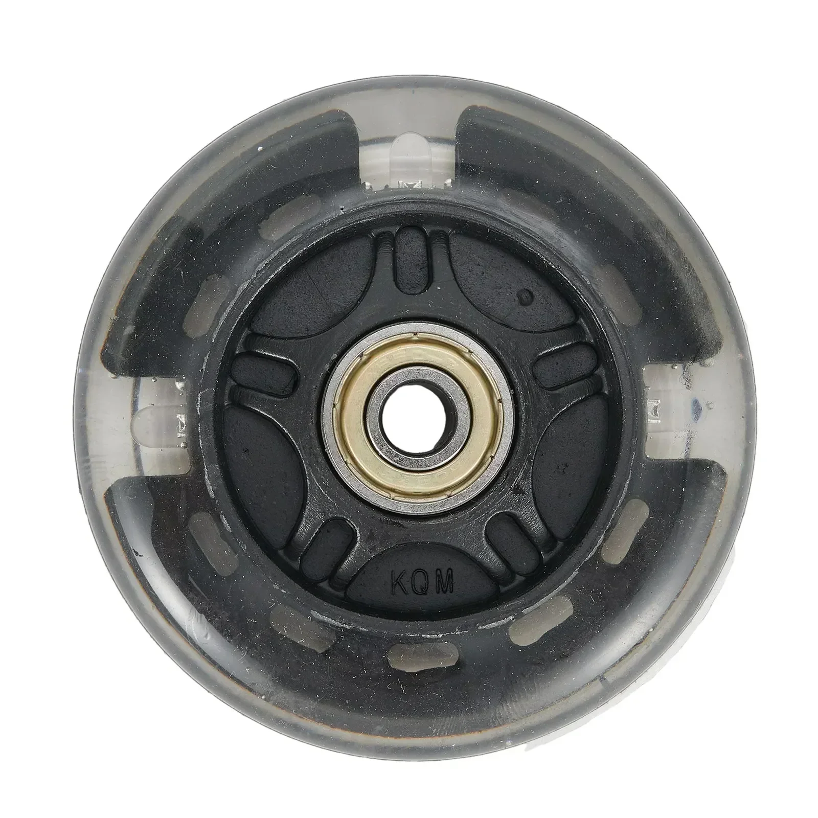 Roda de scooter mudo flash roda para micro scooter piscando luz brinquedo roda rosa/azul/preto/verde plutônio + metal skate peças