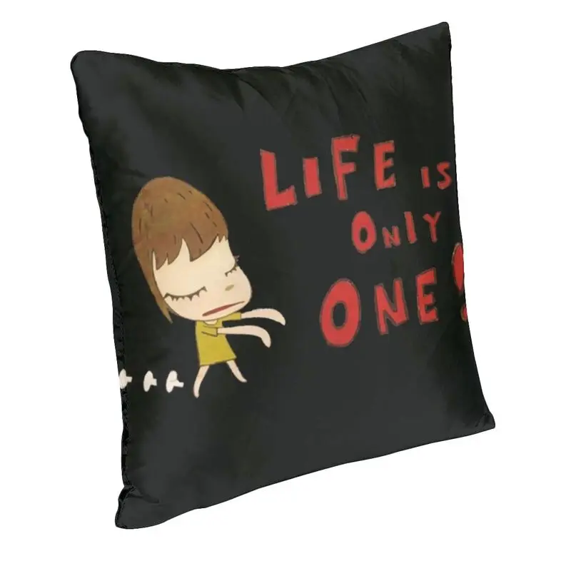 Yoshitomo Nara Japanese Manga Anime Cushion Covers Velvet Luxury Throw Pillow Case Home Decor