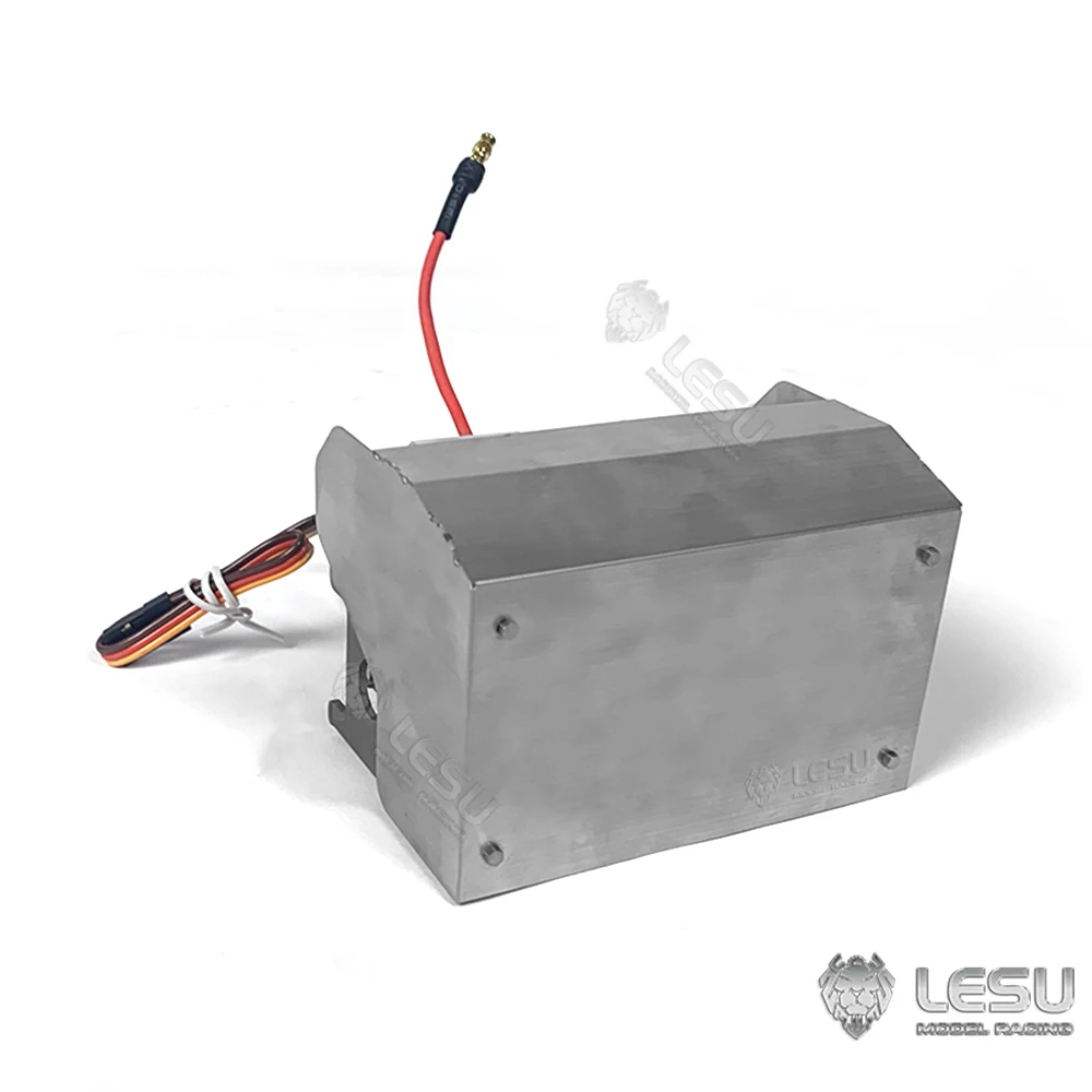 TOUCAN LESU Parts Metal Toolbox Hydraulic Pump 1Ch Reversing Valve for 1/14 Tamiyay Dump Truck DIY RC Models Th21904