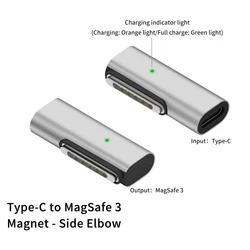 USB Type-C to Magsaf* 3 Magnetic Adapter PD30W 67W 96W 140W Fast Charging Charger For MacBook Pro Air Pro M2 140W Adapters