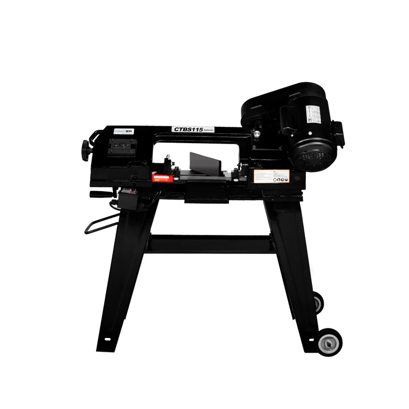 

For Mini Portable CTBS115 Metal Cutting Band Saw Machine Low Priced New Condition With Manual Motor Gear For Construction Indust
