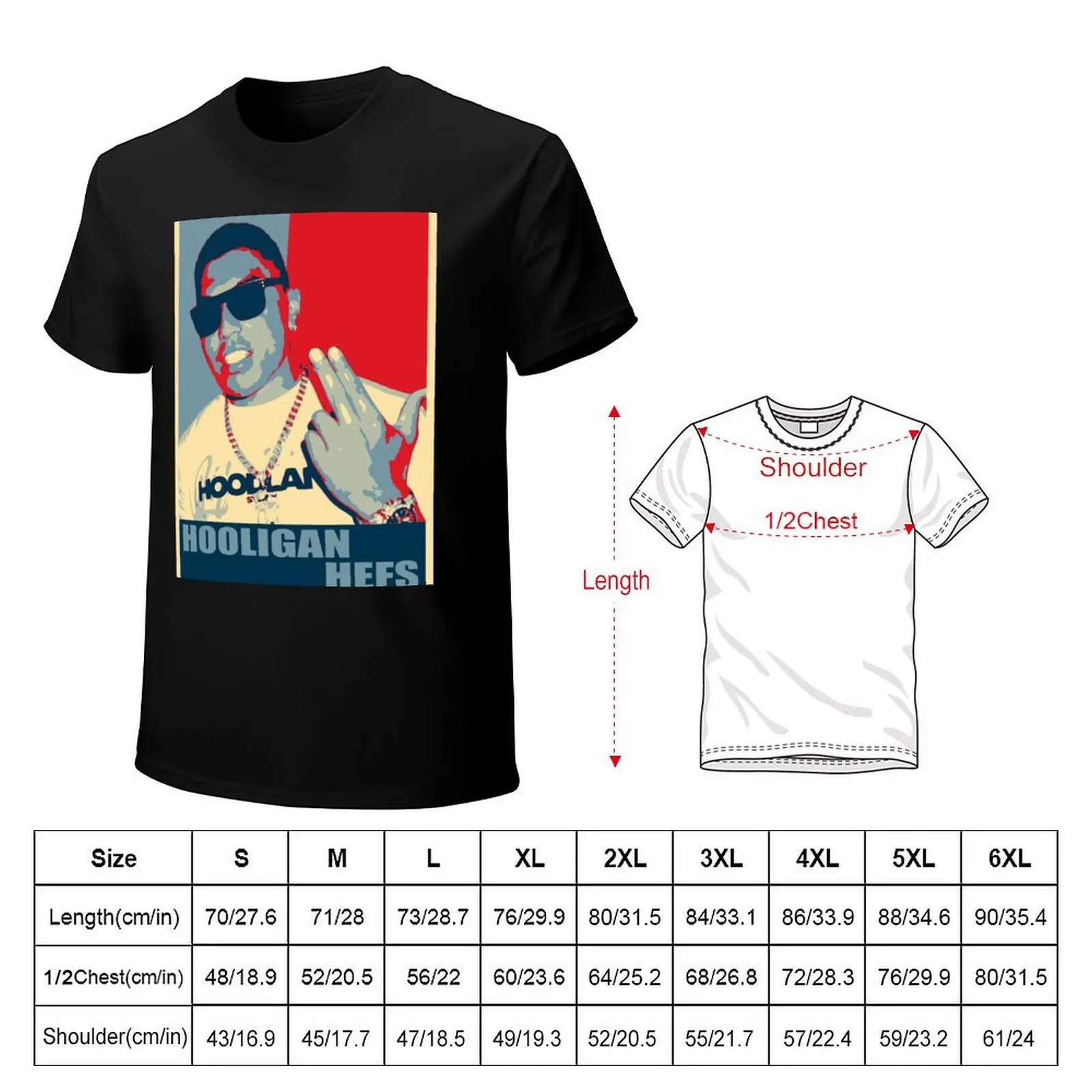 Hooligan Hefs T-Shirt tees summer clothes oversized man t shirt compression shirt men