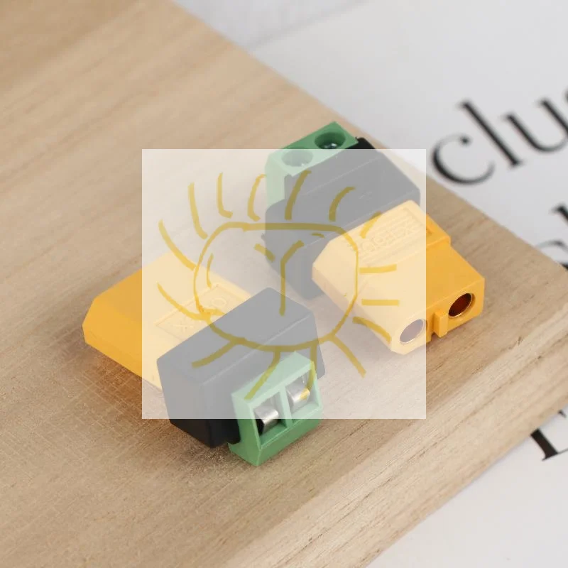 1pcs XT60 Male Female To 2Pin Terminal Adapter Solderless Charging Connector For UAV Balance Charger Solar Panel Model Devices