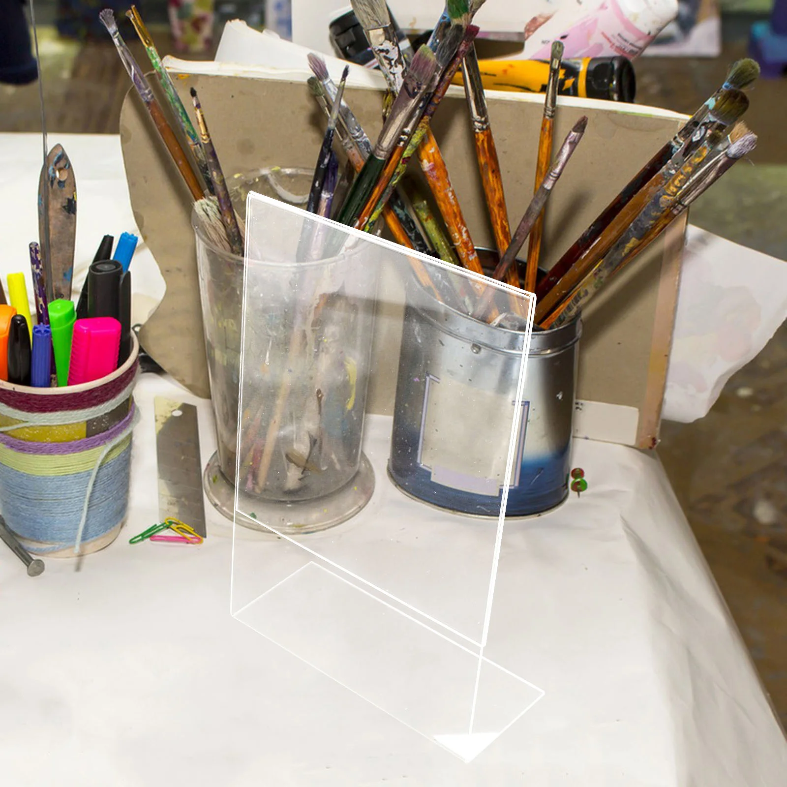 Table Slant Board for Writing Desktop Painting Support Rack Multi-function Convenient Reading Acrylic Easels