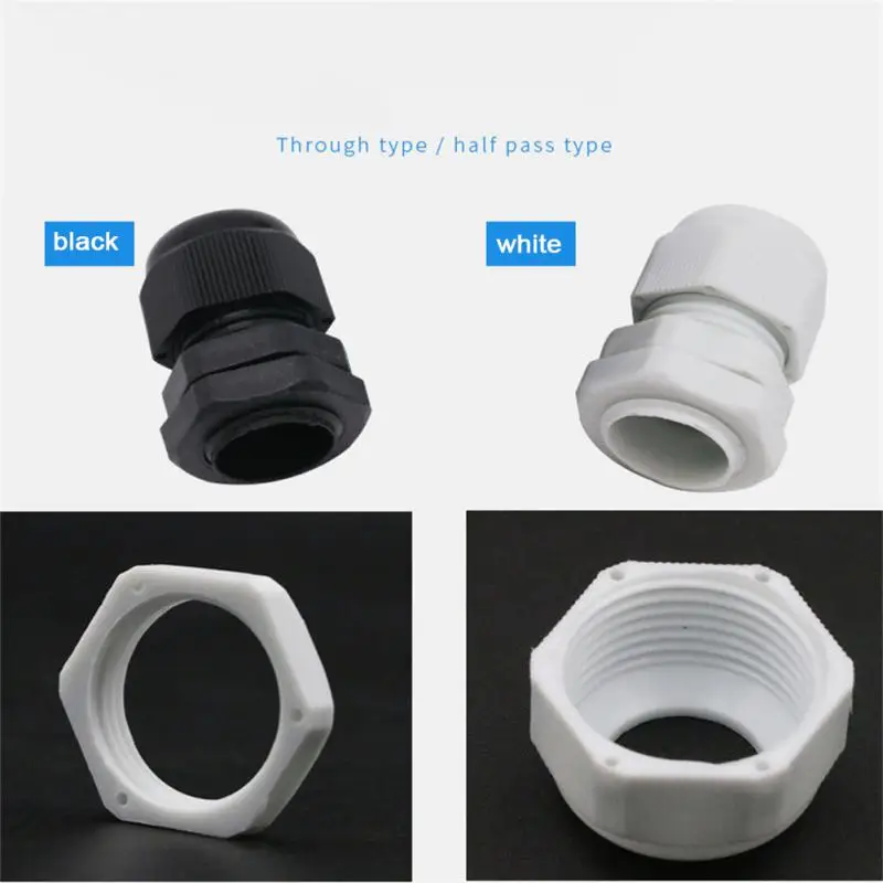 Impermeável Nylon Cable Gland, Junta de Plástico, Fábrica DirectRohs Certificação, IP68, Pg7, 3-6.5mm