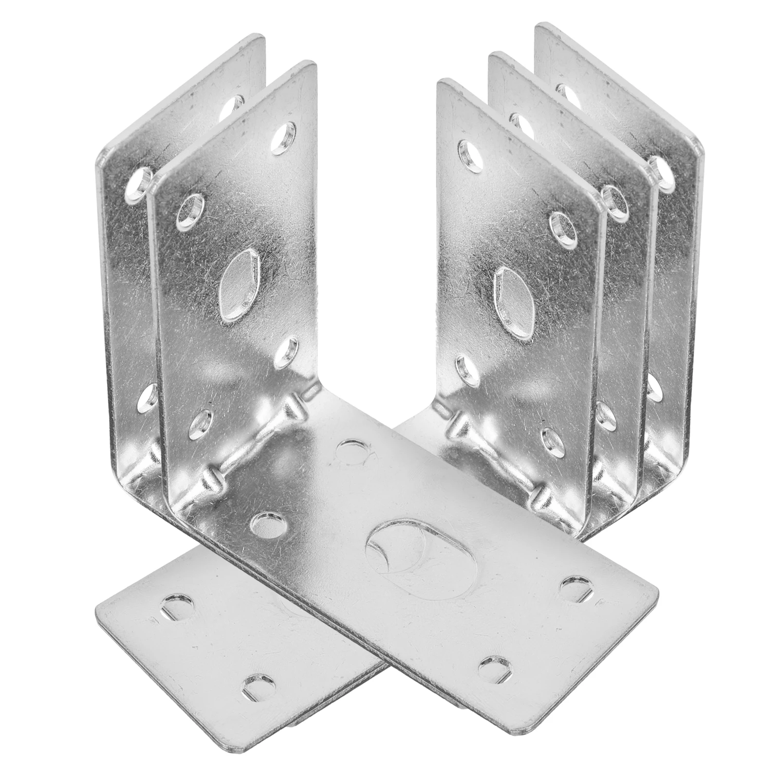 

5pcs Heavy Duty L-Shaped Corner Metal Angle For Furniture Cabinet Wood Shelves Fixing Household Hardware Shelf Support