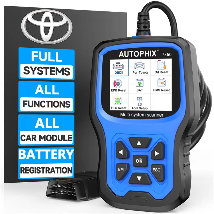 AUTOPHIX 7360 for Toyota Full System Diagnostic Tool Car OBDII Tester