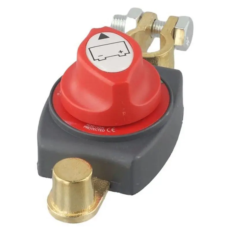 AB59-12V-48V Universal Battery Power Disconnect Switch [Pure Copper] Power Cut-Off Switch For RV Marine Boat