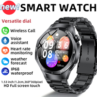 LIGE New Military Outdoor Sports Waterproof Smart Watch Men 1.53\