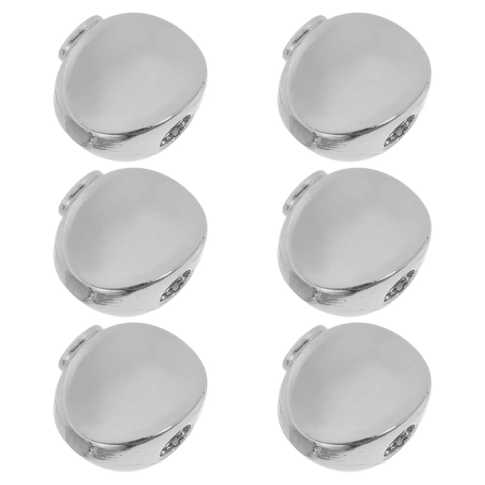 

6Pcs Guitar Tuning Pegs Oval Zinc Alloy Metal Durable Replacement Tuner Handle for Acoustic Electric Guitar Machine Heads Knobs