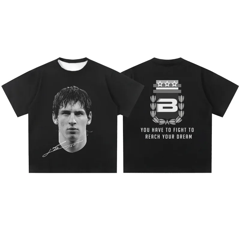 

3D Printed Football Star, Men's and Women's Clothing, Large Breathable Quick Drying T-shirt with Fashionable Sports Print