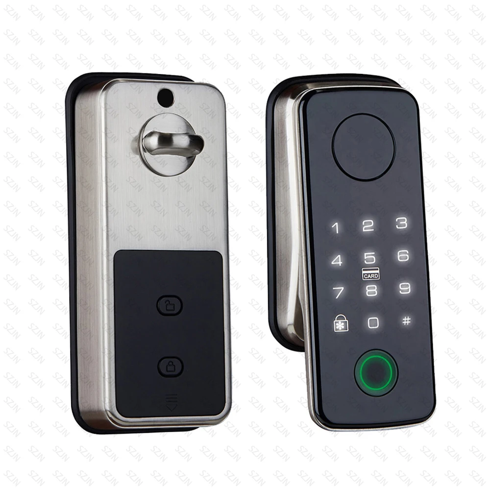 TTLock Auto Smart Fingerprint Lock Smart Lock Handle/Door Sensor APP Remote Unlock Easy Install No Punching No Wiring