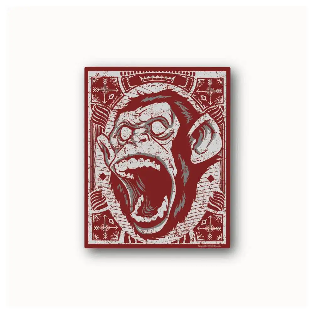 Screaming Monkey Waterproof Stickers For Decorating Car Windows Motorcycles And Computers.
