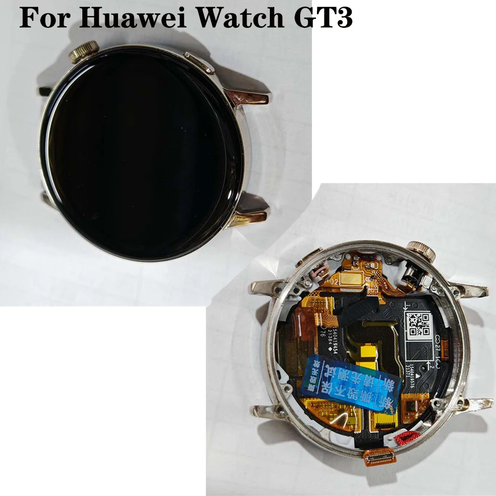 

ЖК-экран с рамкой для HUAWEI Watch GT 3, сменный ЖК-дисплей для Huawei Watch GT3, аксессуары для часов 42 мм