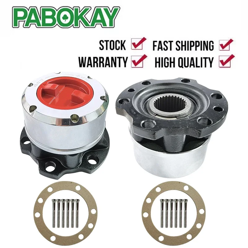 2 pieces x Fit For TOYOTA Land Cruiser HiLux Pick Up HZJ80 FZJ 4 Runner free wheel locking hubs B048HP AVM421HP AVM521HP