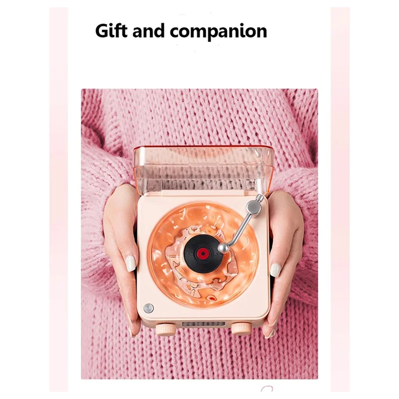 レトロレコードプレーヤー Bluetooth オーディオ高品質ワイヤレス小型スピーカーポータブルサブウーファー