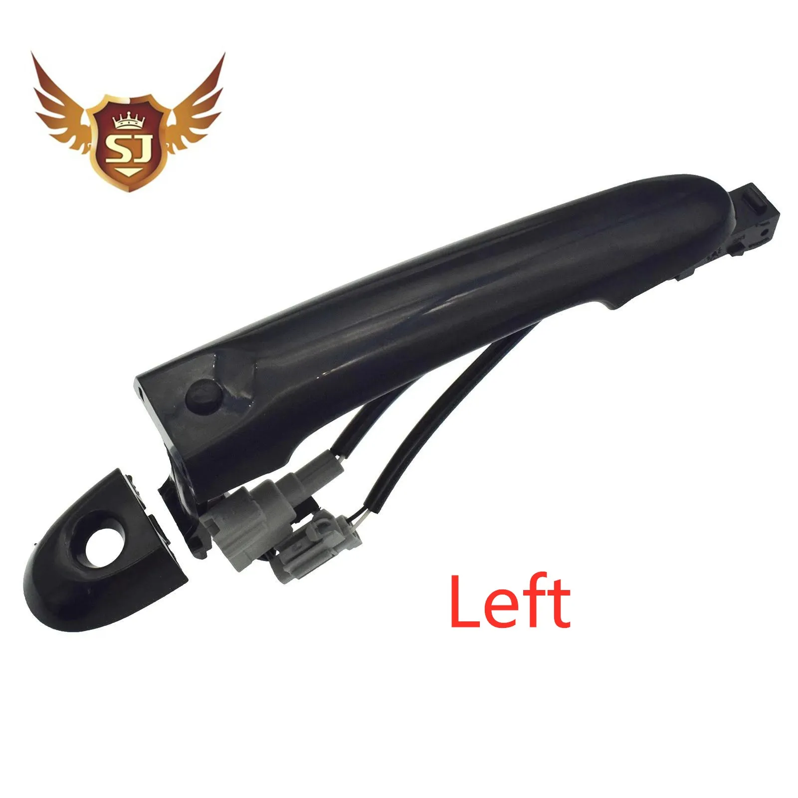 

Exterior Door Handle for Nissan Tiida Versa 2012-2018 black and chrome With sensing handle