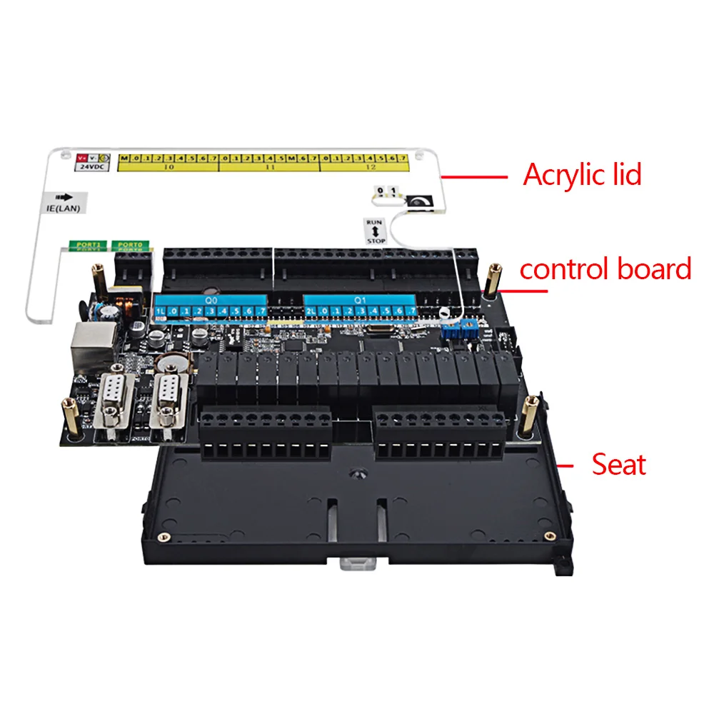 Imagem -02 - Compatível com Siemens S7200 Cpu224xp 226 Personalizado Plc Controle Ppi Placa Analógica Gpu228 16 em 14 Relé Transistor para Fora 187.5kb