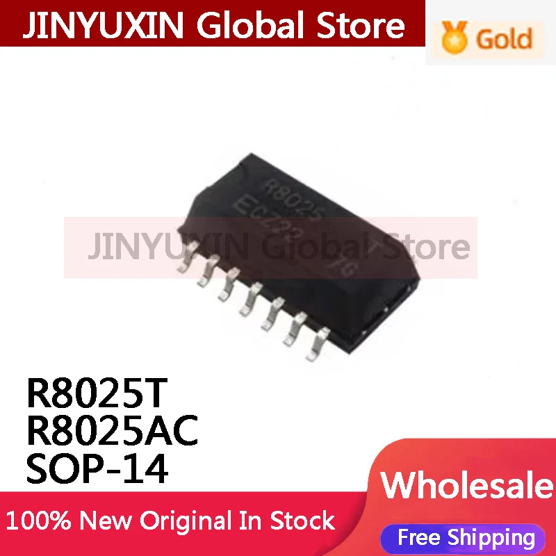 10Pcs RX8025T-UB R8025T SOP-14  RX8025 R8025AC IC in Stock Wholesale