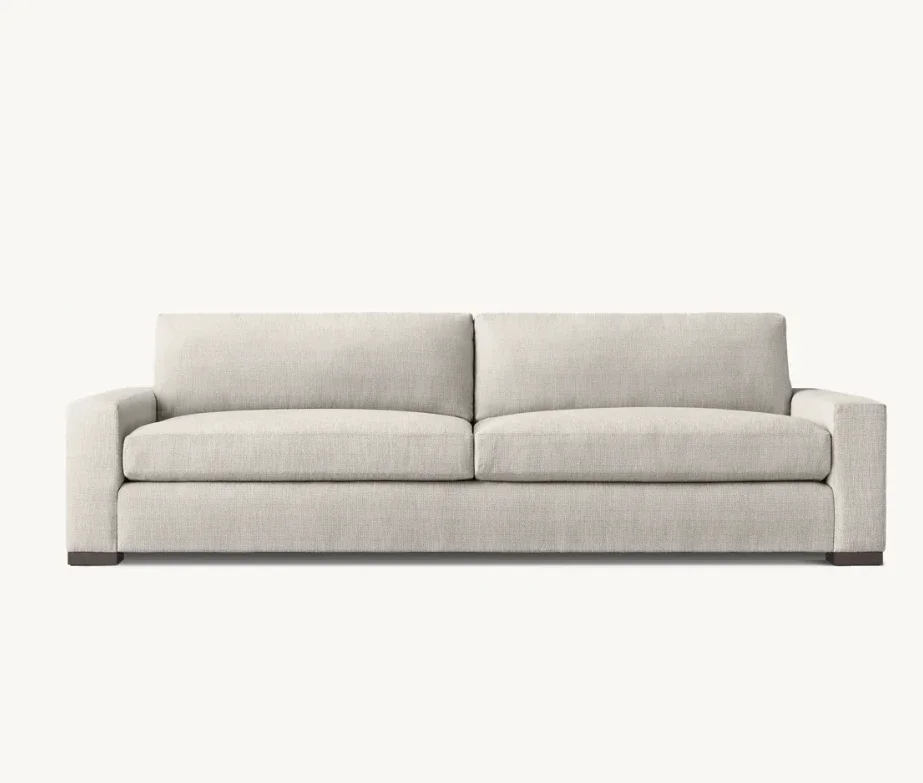 

Luxury Modern 2-Seater Maxwell Chesterfield Sofa Couch Fabric Upholstered with solid wood for Home Living Room Apartment hotel