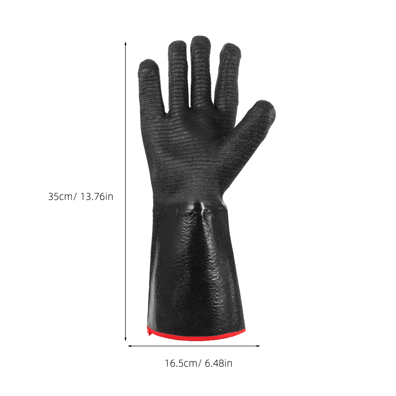 

Heat Resistant Gloves 14 Inches Thin Size Universal Fit Chloroprene H Protectors for Kitchen BBQ Oven Fireproof Heat Insulation