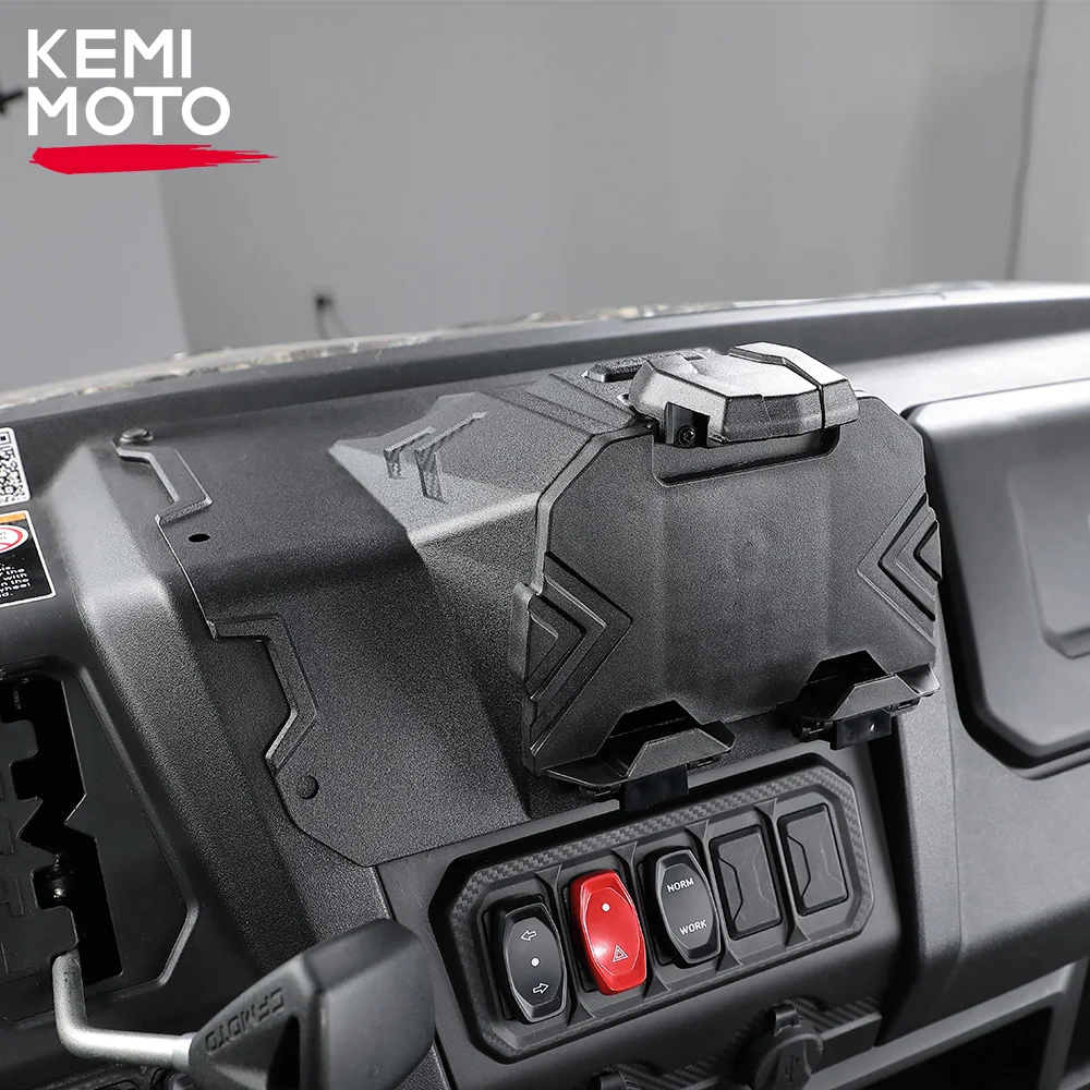 

KEMIMOTO for CFMOTO for CF MOTO Uforce 1000/1000 XL UTV Phone GPS Dash Mount Electronic Device Tablet Holder w/ Storage Box