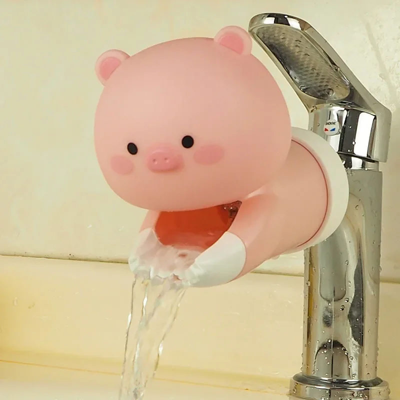 Hot Selling Upgraded Baby Cartoon Faucet Splash Proof Silicone Extender Children Hand Washing Faucet Assistive Wash Hand Device
