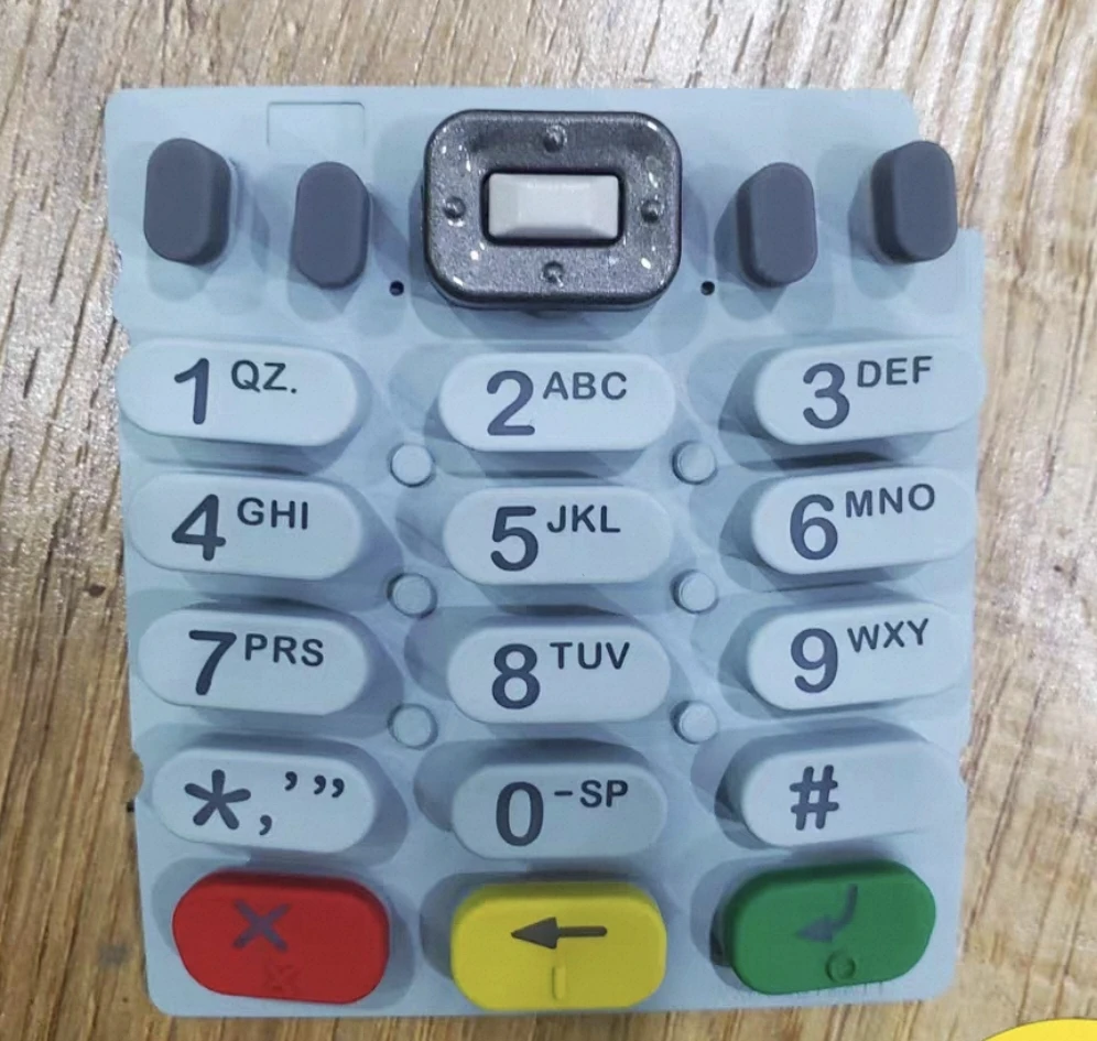 Silicone Keyboard for Verifone VX675 POS Terminal Replacement Parts Rubber Keypad  Payment Processing Machines