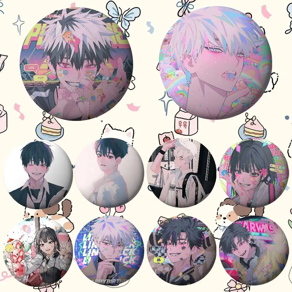 

Anmie A-Link Click For Clothes Anime Enamel Pin Cute Things Cartoon Cosplay Badges On Backpack Brooch Art Gifts