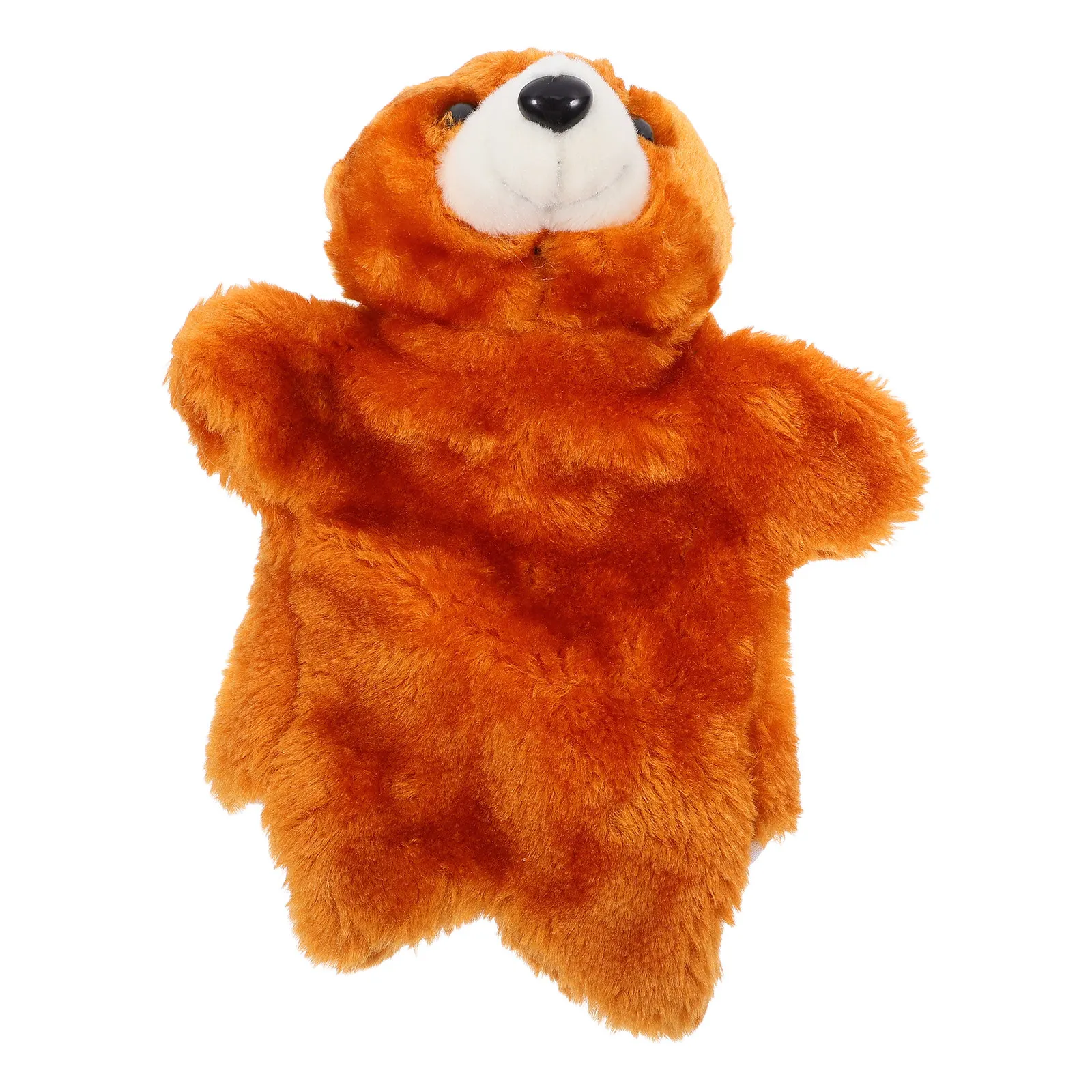 

Bear Hand Puppet Interactive Storytelling Animal Puppet Soft Comfortable PP Cotton for Kids Education Role Play