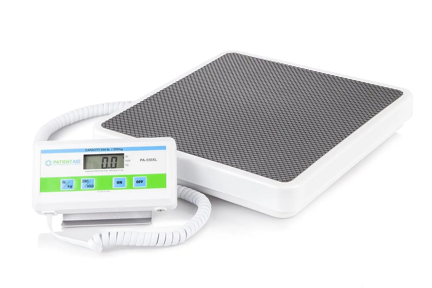

Digital Medical Floor Scale - Portable, Easy to Read Display, 550 lb Capacity for Home & Hospital Use